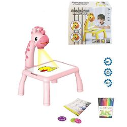 Lasten led projektori taide piirustus pöytä lelut lapset maalaus board desk D