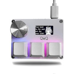 Sayodevice Osu O3c Rapid Trigger Hall -kytkimet Magneettiset lineaarikytkimet Näppäimistö nupilla ja näytöllä, kopioi liitä, shotcut, makro Hotswap...