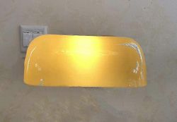 korvaava pankkiirin lampun varjostin pöytävalaisin lasivarjostin monivärinen korvaava lasivarjostin pöytävalaisimelle keltainen