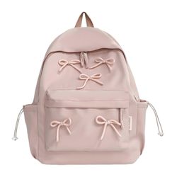Opiskelijakoulun reppu ihanat jouset reppu suuren kapasiteetin reppu japanilaistyyliset reppu teini-ikäisten matkareppu vaaleanpunainen