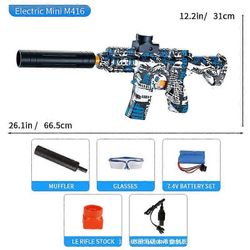 M416 Sähköinen vesiblasterin leluase, nopea ladattava kesätaisteluihin ulkona - uima-allas, retkeily, takapiha, joukkuepelit ja lasten ryhmäleikki ...