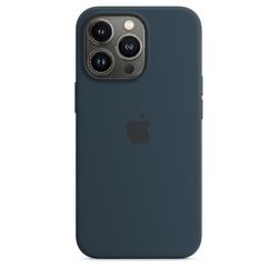 silikon sak for iphone 13 pro Abyss Blue med MagSafe