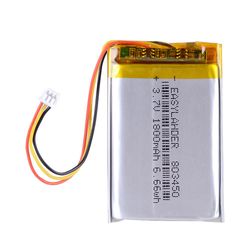 3.7v 1800mah 1.25 3p Lithium Li Ion Polymer Lipo batteri Kompatible Bluetooth-høyttalere Trådløse hodetelefoner Hodetelefoner Corsair Pro Rpg 80345...