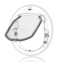 Kissanluukku kaksinkertaisille lasioville, 4-suuntainen lukitus, pieni lemmikkiovi kissoille ja pienille koirille