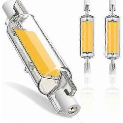 R7S LED-lamppu 78mm himmennettävä, 10W R7S LED COB -lamput, R7S LED 78mm korkea lumen 3000K lämmin valkoinen, R7S LED-lamppu 1000LM, 360 palkki, AC...