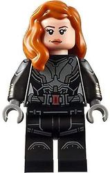 LEGO Marvel Super Heroes Minifigur af Black Widow Printed Arms minifigur fra 76153