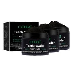 3kpl Cleopatras luonnollinen hampaiden valkaisujauhe, Kleopatran luonnollinen hammasjauhe