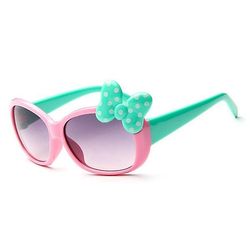 Fashion Kids udendørs solbriller Børn Cute Bowknot Briller Uv solbriller E