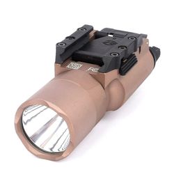 X300u-a Våben Taktisk Light Mount X300 Ultra Bright Led Switch Weaponlight Pistol Lommelygte Hvidt Lys 20mm Picatinny Rail Gul