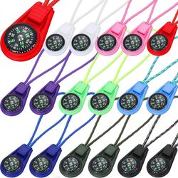 Ulkoilun välttämättömyys, ainutlaatuinen muotoilu ensiluokkainen muovinen kompassi avaimenperä, seikkailuretkeilyvarusteet villiin välttämättömyyks...