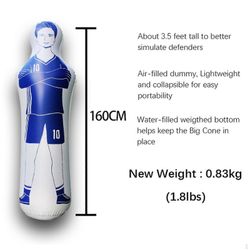 Puhallettavat nuket taklausharjoitteluun sininen