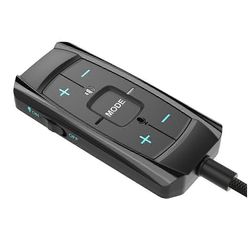 Ulkoinen USB-äänikortti 7.1-kanavainen 3D-äänisovitin 3,5 mm:n pelikuulokkeet kuulokkeiden vaihtoon musta