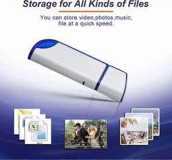 FAT32 USB-tikku, MYPIN 32G USB 2.0 -muistitikut muistitikut peukaloasema pelikaappauskortille / kasettisoittimelle / tietokoneelle / kannettavalle ...