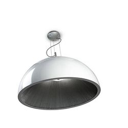 LEDS-C4 GROK Lighting LEDS C4 3 Light Large Dome loftpendel sølv, hvid, E27
