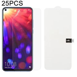 JVY 25 PCS Soft Hydrogel Film Full Cover Front Protector med alkohol bomuld + skrabelod til Huawei Nova 4 / Honor View 20