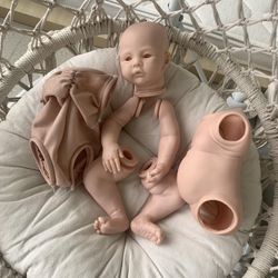 Genfødsel dukke 17inch premie størrelse genfødt eng dukke kit populære soft touch naturtro frisk farve sød gave
