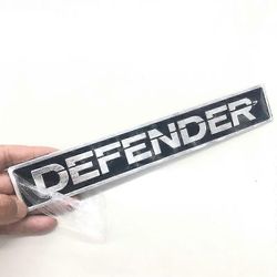 Metal Defenderin tunnusmerkki Tarra-auton tarrat Land Roverille