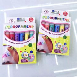 unbrand Magic Popcorn -kynät, Magic Puffy -kynät, 3D-väri Magic Diy Bubble Popcorn -piirustuskynät, Art Safe -kynä syntymäpäiväkorttien tervehtimis...