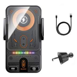 Langaton autopuhelimen pidike 15W langaton pikalataus iPhone B:lle