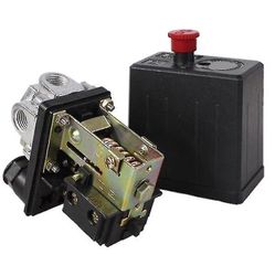 Ilmakompressorin painekytkimen säätöventtiili 240v 175psi Raskas Duty-musta