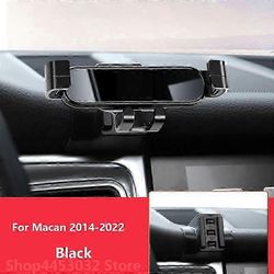 Porsche Macan -auton matkapuhelimen pidikkeelle 360 asteen kierto erityiset kiinnikkeiden kiinnitystarvikkeet Musta