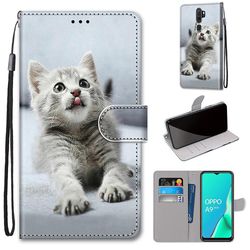 Foxdock Sag om Oppo A5 2020/a9 2020 Kitten Cat Moblie Case