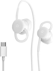 Viralliset Google Pixel Usb Type C -nappikuulokkeet Kuulokkeet - valkoinen - Irtotavarana pakattu - Ga00485-uk