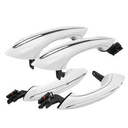 4kpl ulko-oven kahvan vedinsarja induktiivinen älyavain BMW 5 6 7 -sarjalle F07 F10 F11 F06 F12 F13 Valkoinen