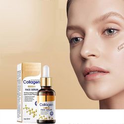 Unbrand Collagen Anti-Aging Face Serum Anti Instant Face Lift Cream naisille ja miehille, ikääntyvä seerumi kasvoille ja hienoille juonteille, rypp...