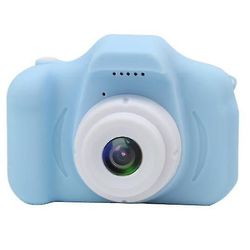 Zhuopai Kid's HD Selfie Kamera med 32GB Sd-kort, julegave gave blå