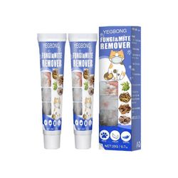 Mite Killer Cream Turvalliset ainesosat Kutina Lievitys, Antibakteerinen Universal Pet Dog Cat Anti-Mites Ticks Cream 2pcs