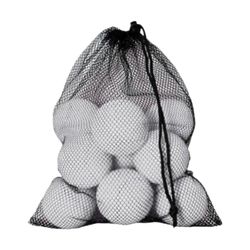 12x tennispallojen harjoituspallot käytännöllisiä kiristysnyörillä säilytyspussiharjoittelu Valkoinen