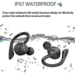 20 tuntia Leikkiaika Uinti vedenpitävät Bluetooth-kuulokkeet Dual Wear Urheilu langattomat kuulokkeet Tws Ipx7 Nappikuulokkeet Stereo vihreä