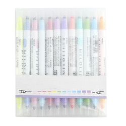 Mikasa Zebra Mild Liner Dobbelthovedet fluorescerende tuschpen