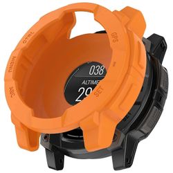 Garmin Instinct 3 AMOLED/Solar 45 mm yhteensopiva silikonisuojakuori Oranssi