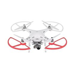 Aftagelige propeller Prop Protectors Guard kofangere til Phantom 3 Red