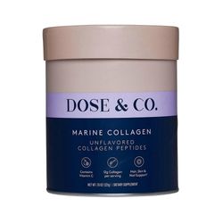 Dose & Co. Marine Collagen Peptides -jauhe, maustamaton, 7.8 oz