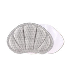 Selvklebende myke hælputer - 1 par Grey