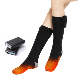 Batteriuppvärmda strumpor 4000 mAh Black S