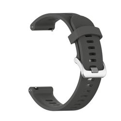 Urrem til Garmin Forerunner 245 Silikone Grey Garmin Forerunner 245 20 mm