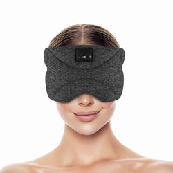 Bluetooth pandebånd/sovemaske Sovehøretelefoner Black