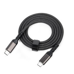 USB-C til USB-C kabel 5A/20V PD 100W Black 2 m