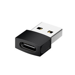 USB-C-USB-sovitin Black