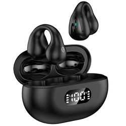 Trådløse åbne øre-hovedtelefoner Bluetooth 5.2 Black