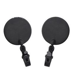 Justerbare bakspeil for sykler - 2 stk Black