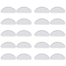 Neseputer for briller 10 par Transparent 15x7x1 mm