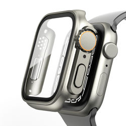 Urkasse med skærmbeskytter Apple Watch Ultra 8/7 Silver 41 mm