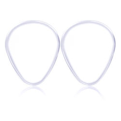 Støtdempende forfotputeinnlegg 1 par Transparent