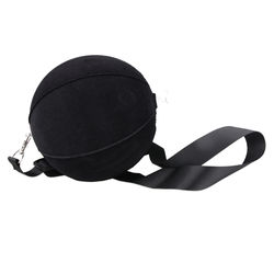 Oppustelig golfswingøvelsesbold Black