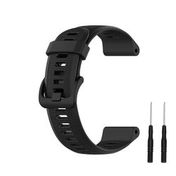 Klokkereim i silikon til Garmin-sportsklokker Black Garmin Forerunner 945/935, Garmin Fenix 5